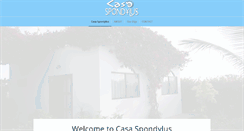 Desktop Screenshot of casaspondylus.com